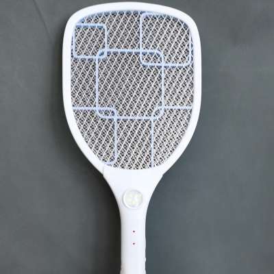 new design durable 3 Layers net security 2500V rechargeable battery mosquito repellent racket bat with LED light