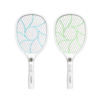 cost effective 3 Layers rechargeable li-ion battery mosquito circuit repellent swatter zapper bat with LED light