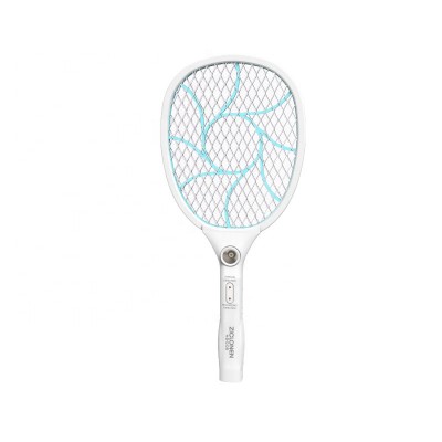 3 Layers mosquito killer swatter rechargeable electric battery mosquito swatter racket bat with LED light