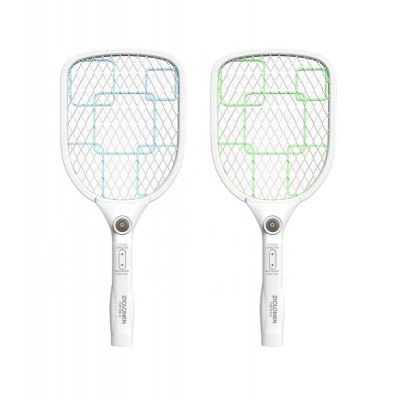 portable standard 3 Layers net security 2500V rechargeable battery fly mosquito racket bat with LED light